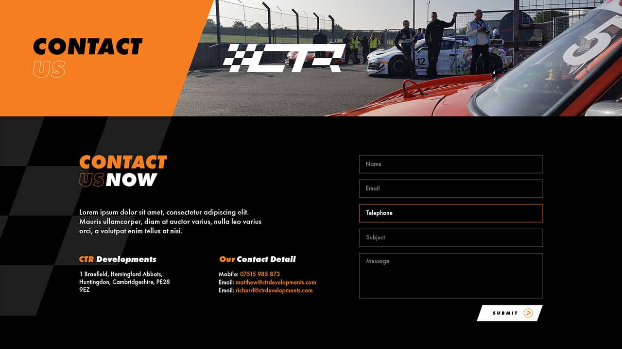 CTR Contact Us Page