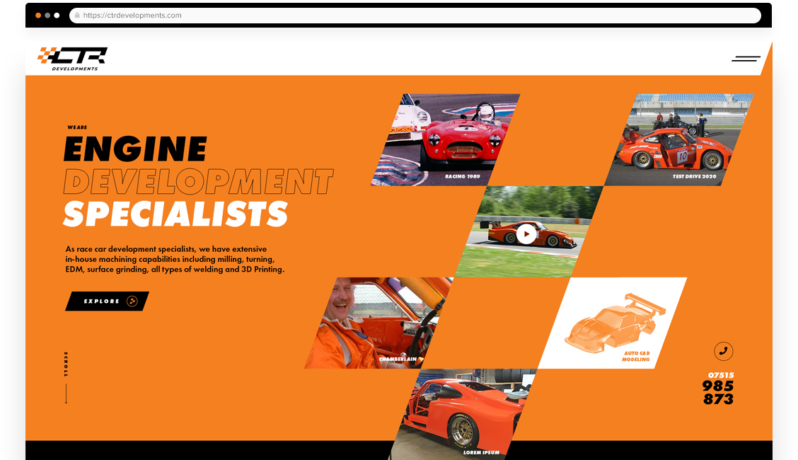 CTR Home Page Feature