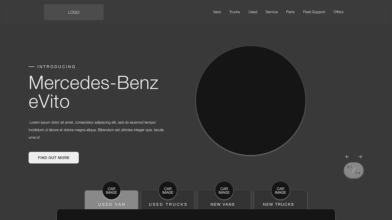 Intercounty Home Wireframe